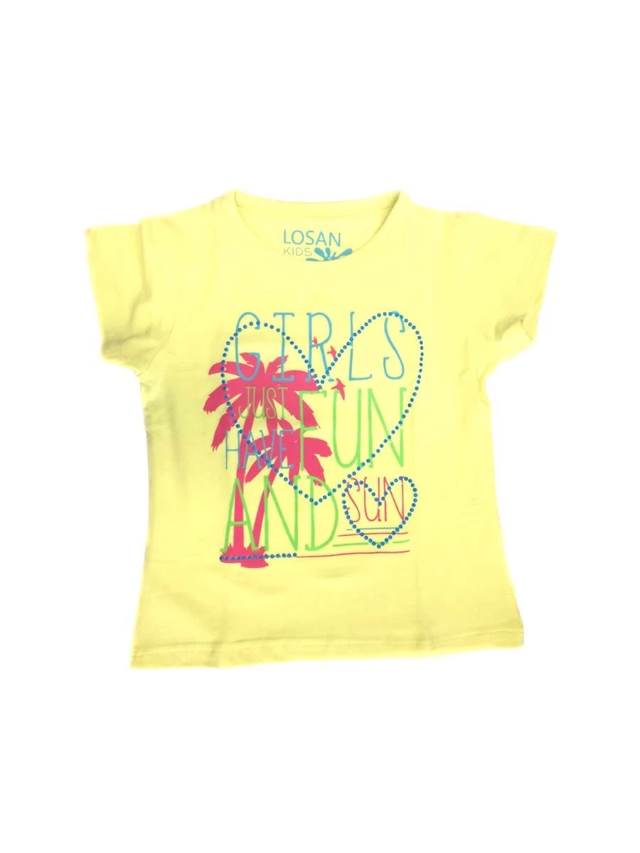 LOSAN T-SHIRT LITTLE GIRLS MANICA CORTA CON DISEGNO