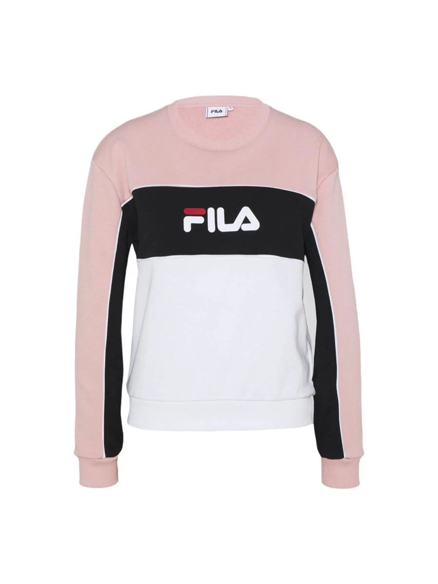 FILA AMINA BLOCKED CREW FELPA DONNA GARZATO