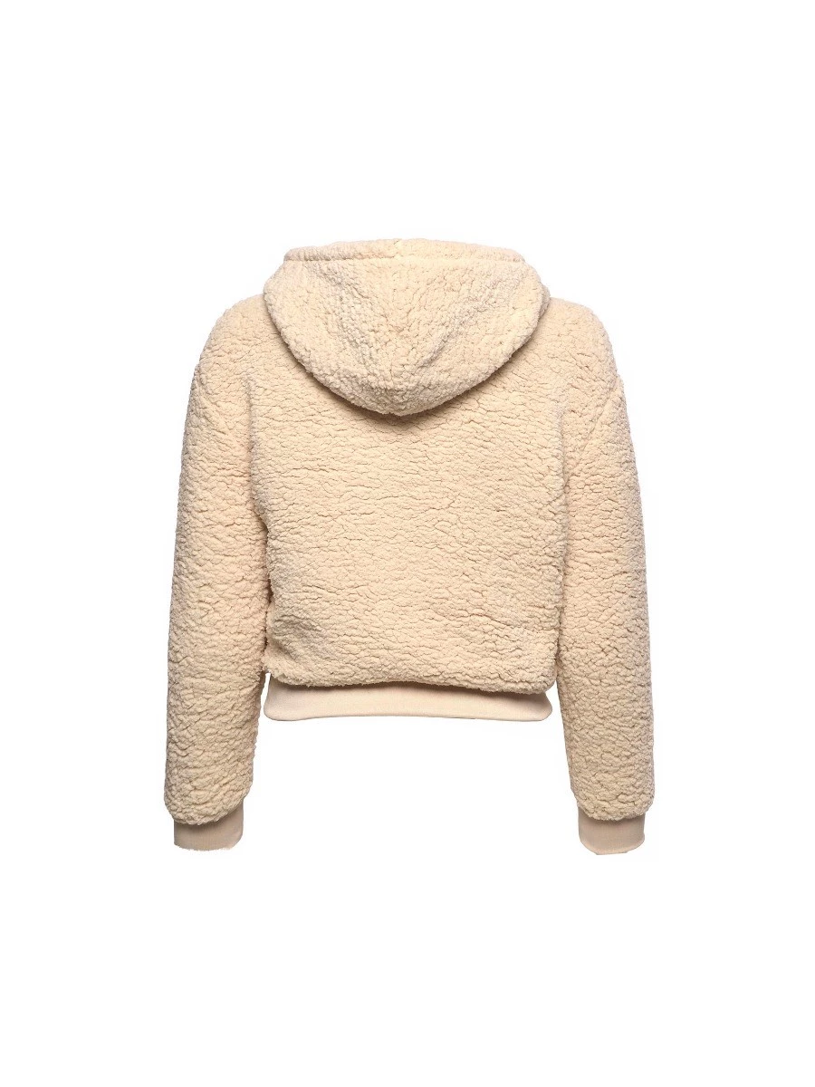 FILA YULE SHERPA HOODY FELPA DONNA IN PILE SPAZZOLATO