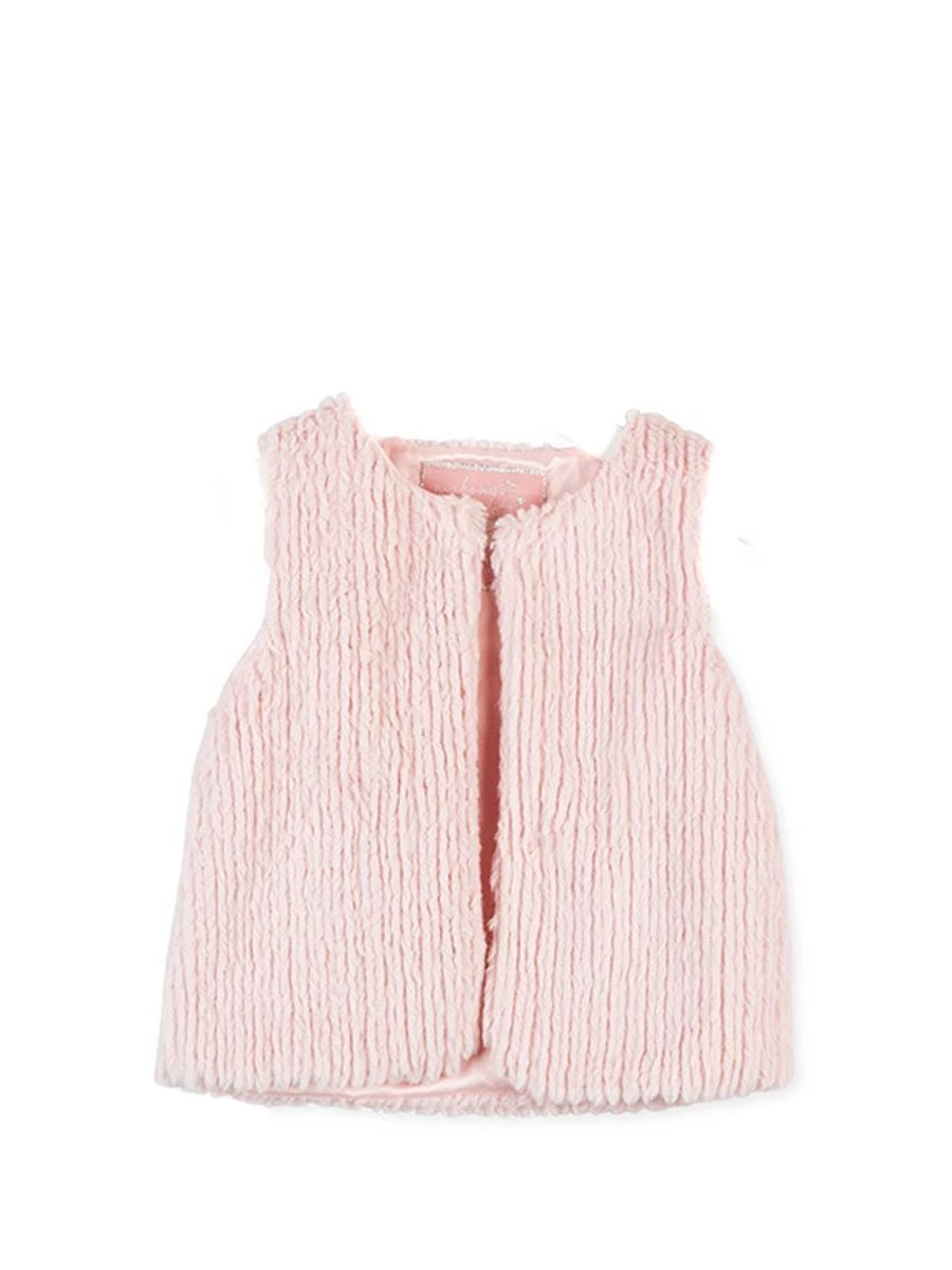 LOSAN GILET IN PELO LITTLE GIRLS