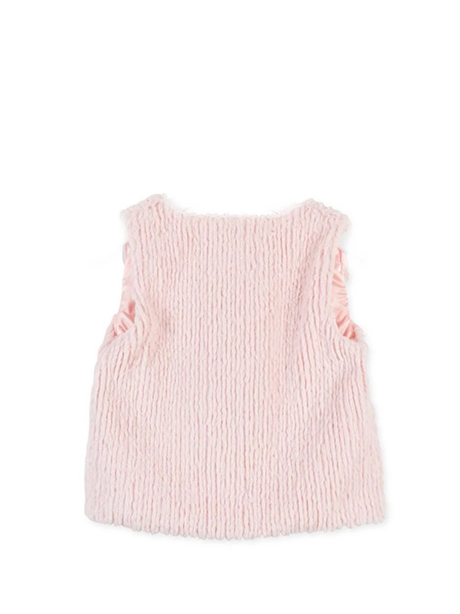 LOSAN GILET IN PELO LITTLE GIRLS