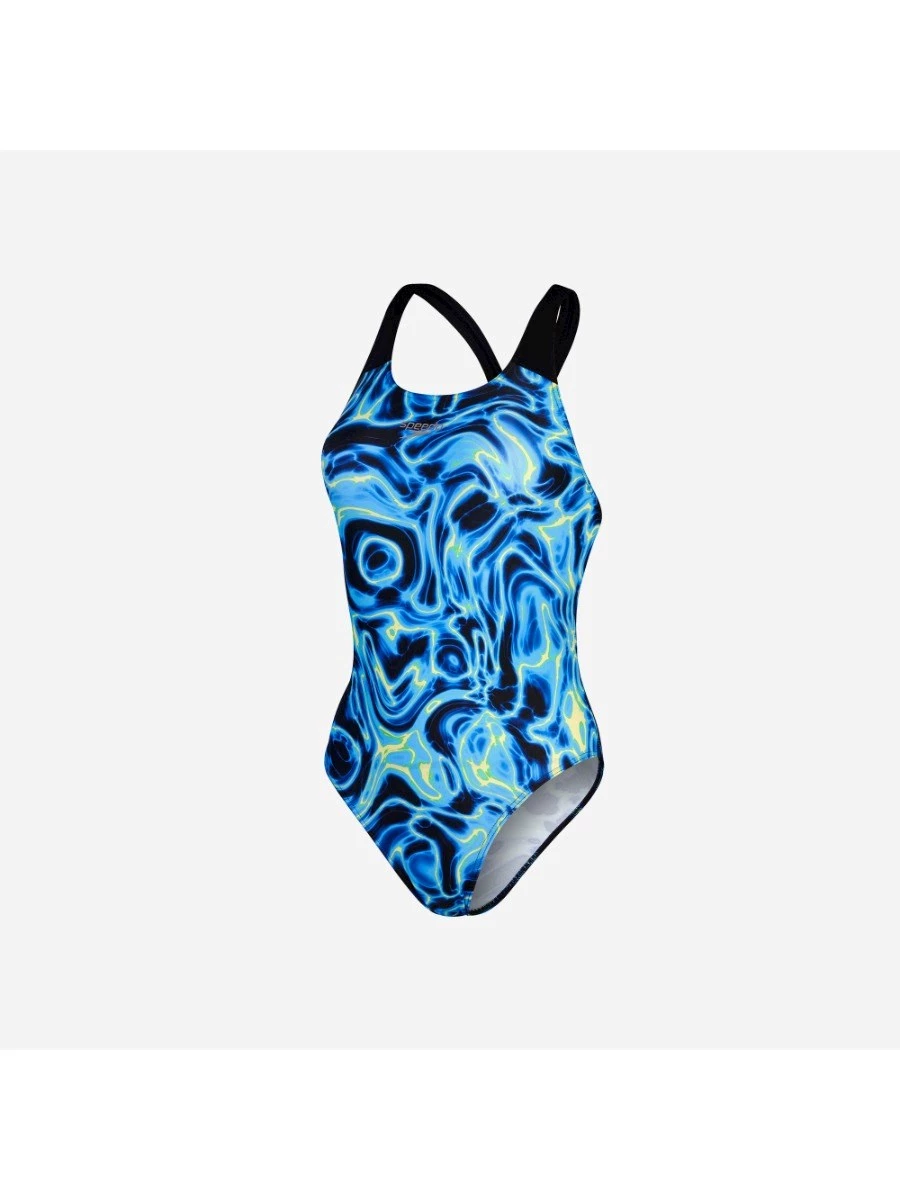 SPEEDO  ALLOVER DIGITAL POWERBACK  COSTUME PISCINA DONNA