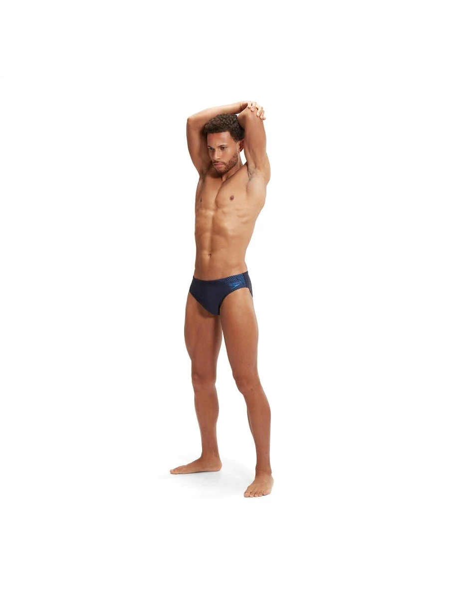 SPEEDO MENS MEDLEY LOGO 7CM BRIEF SLIP UOMO PISCINA