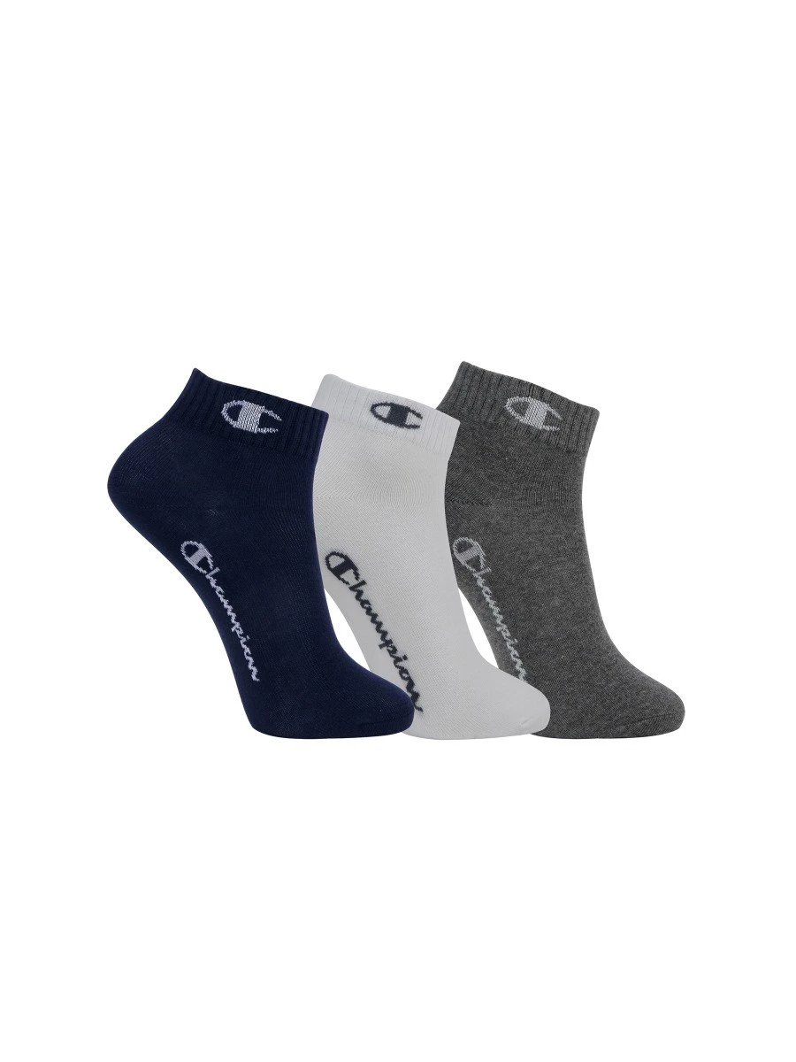 CHAMPION 3PP SHORT SOCKS CALZE IN COTONE 3 PAIA