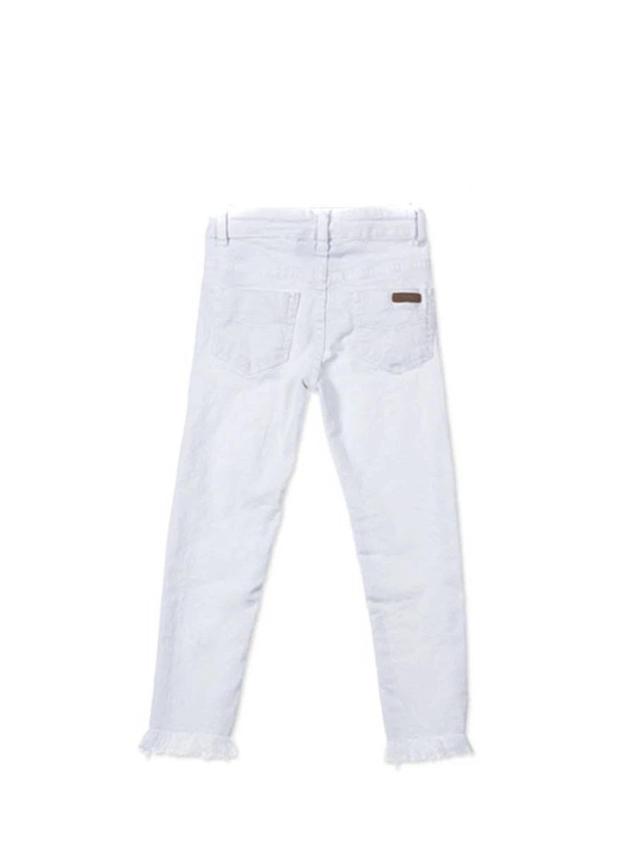 LOSAN JEANS A SIGARETTA GIRLS IN BIANCO