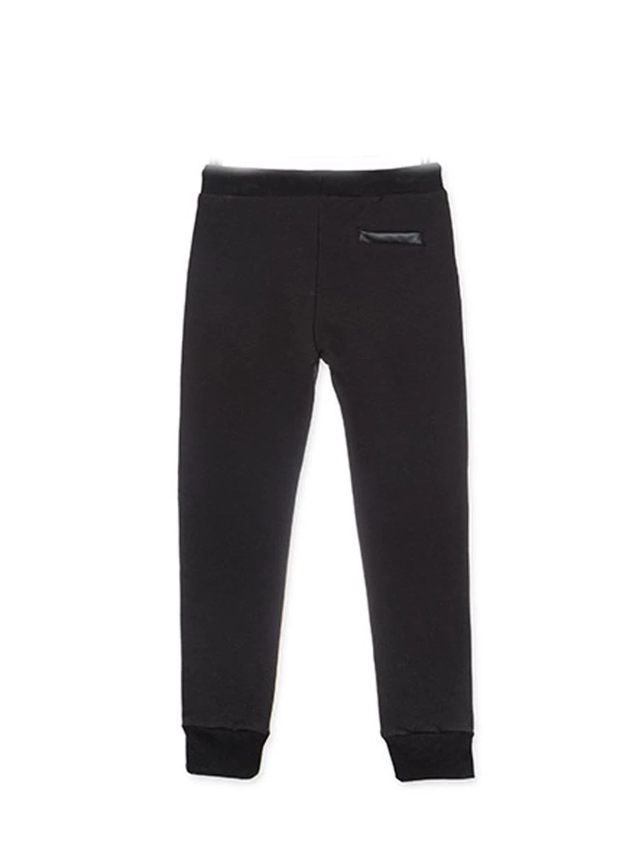LOSAN PANTALONE GIRLS COMBINATI IN PELLE SINTETICA