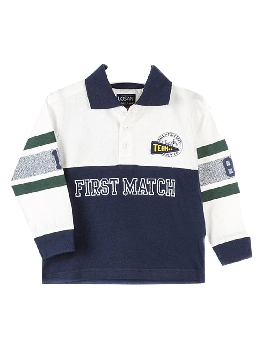LOSAN POLO LITTLE BOYS MANICA LUNGA