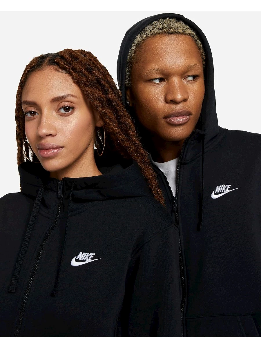 Nike NSW CLUB HOODIE FZ BB FELPA ZIP UOMO FELPATA
