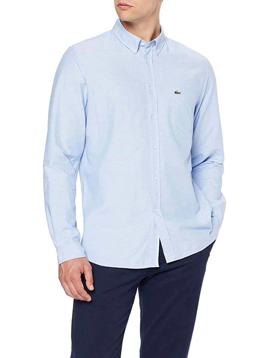 LACOSTE OXFORD SHIRT CAMICIA UOMO MANICA LUNGA