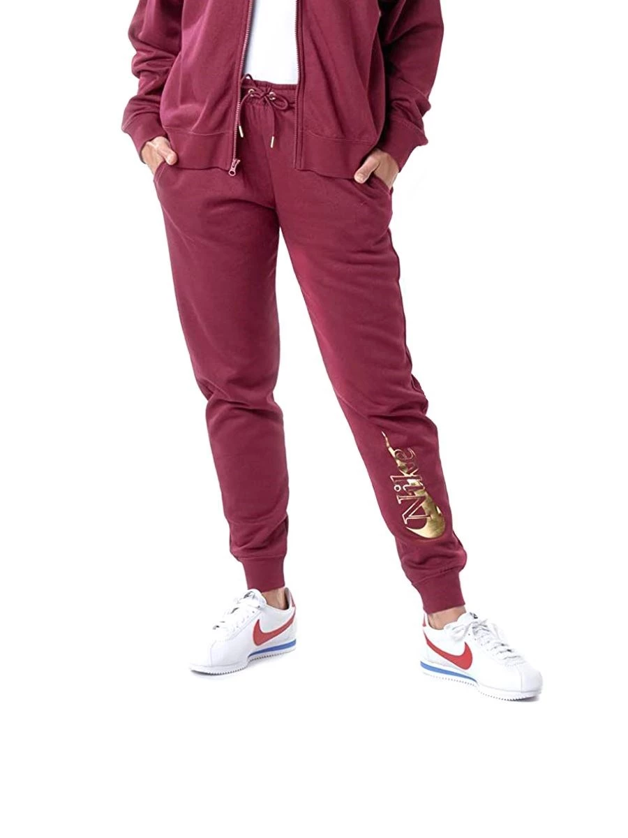NIKE W NSW ICON CLASH PANTALONE TUTA DONNA IN COTONE FELPATO