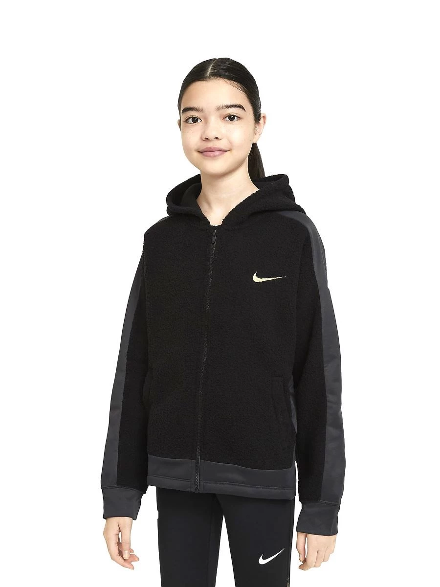 NIKE THERMA WINTERIZED FZ HD FELPA BIMBA IN TESSUTO FELPATO