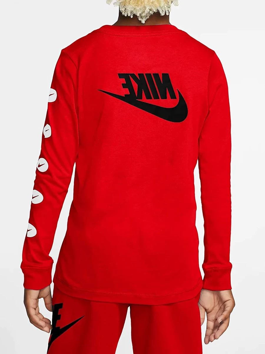 NIKE NSW TEE LS FUTURA T-SHIRT BAMBINO MANICA LUNGA