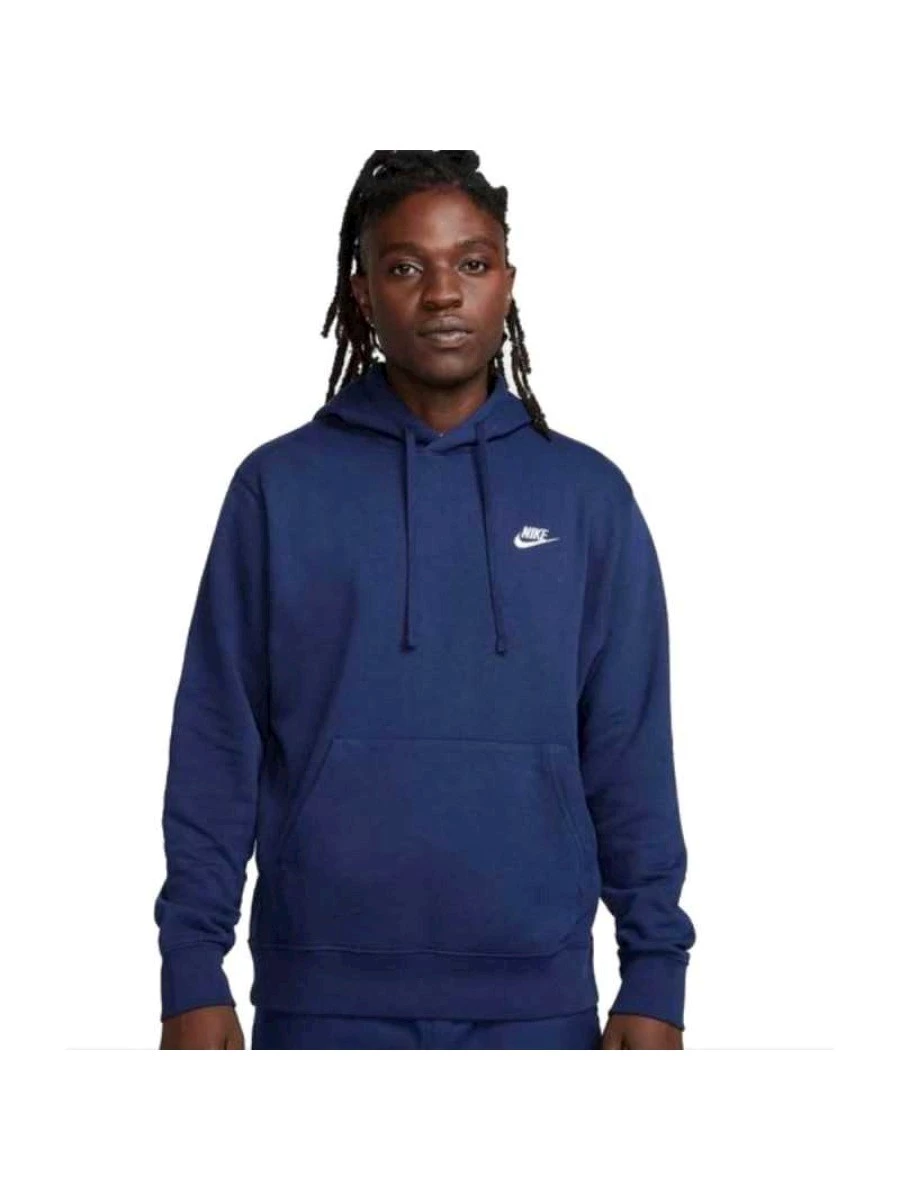 NIKE M NSW CLUB HODDIE PO FT FELPA GARZATA  UOMO .