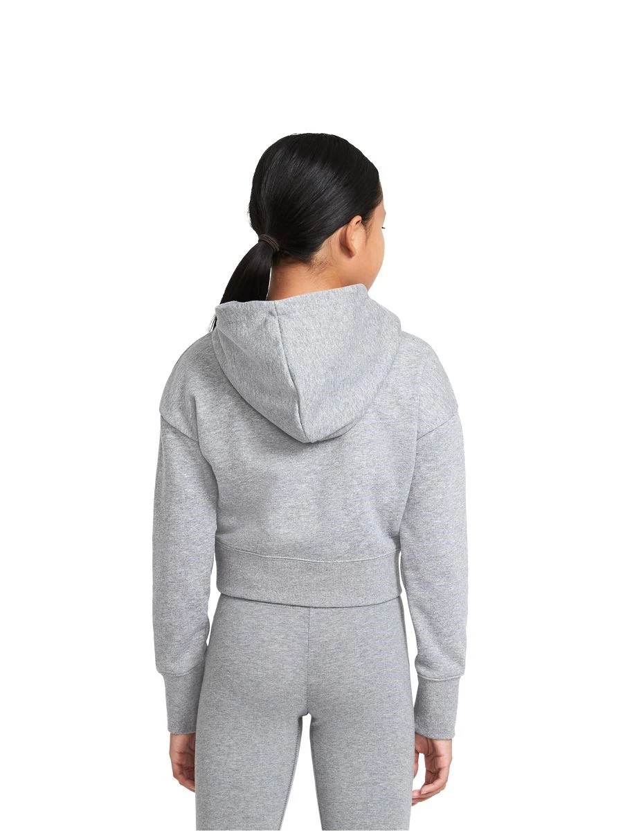 NIKE NSW AIR CROP HOODIE FELPA BIMBA IN TESSUTO GARZATO