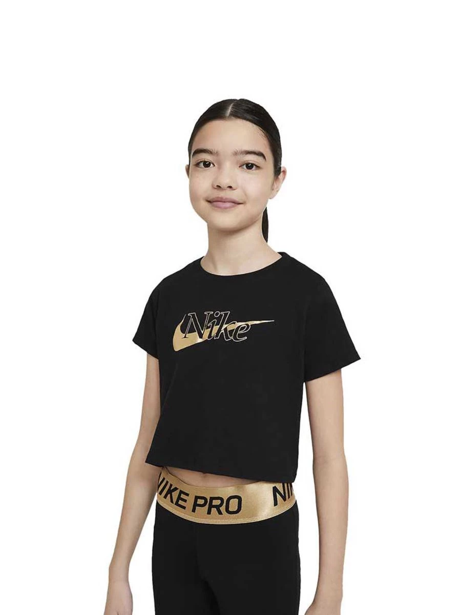NIKE NSW TEE CROPP RTLP T-SHIRT GIRL MANICA CORTA