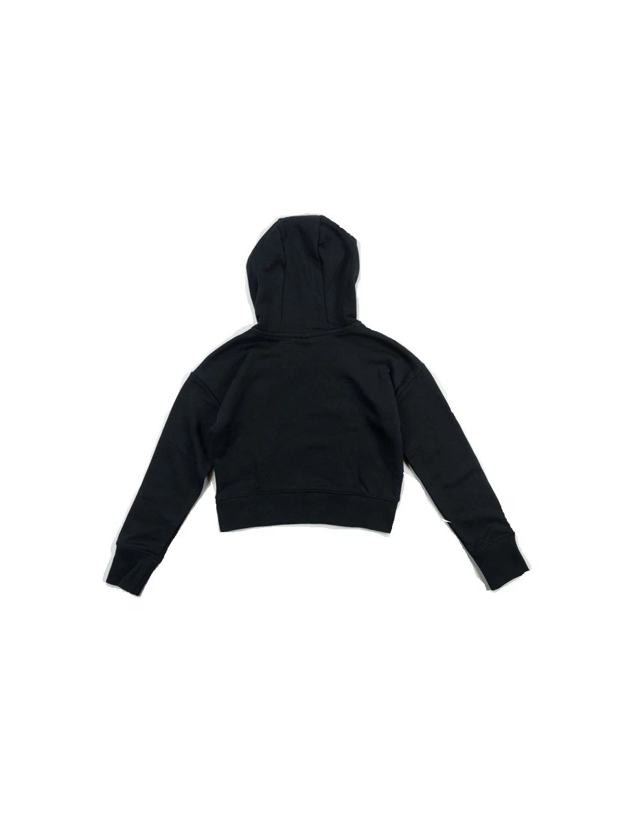 NIKE NSW CLUB FT CROP HOODIE FELPA BIMBA IN TESSUTO GARZATO