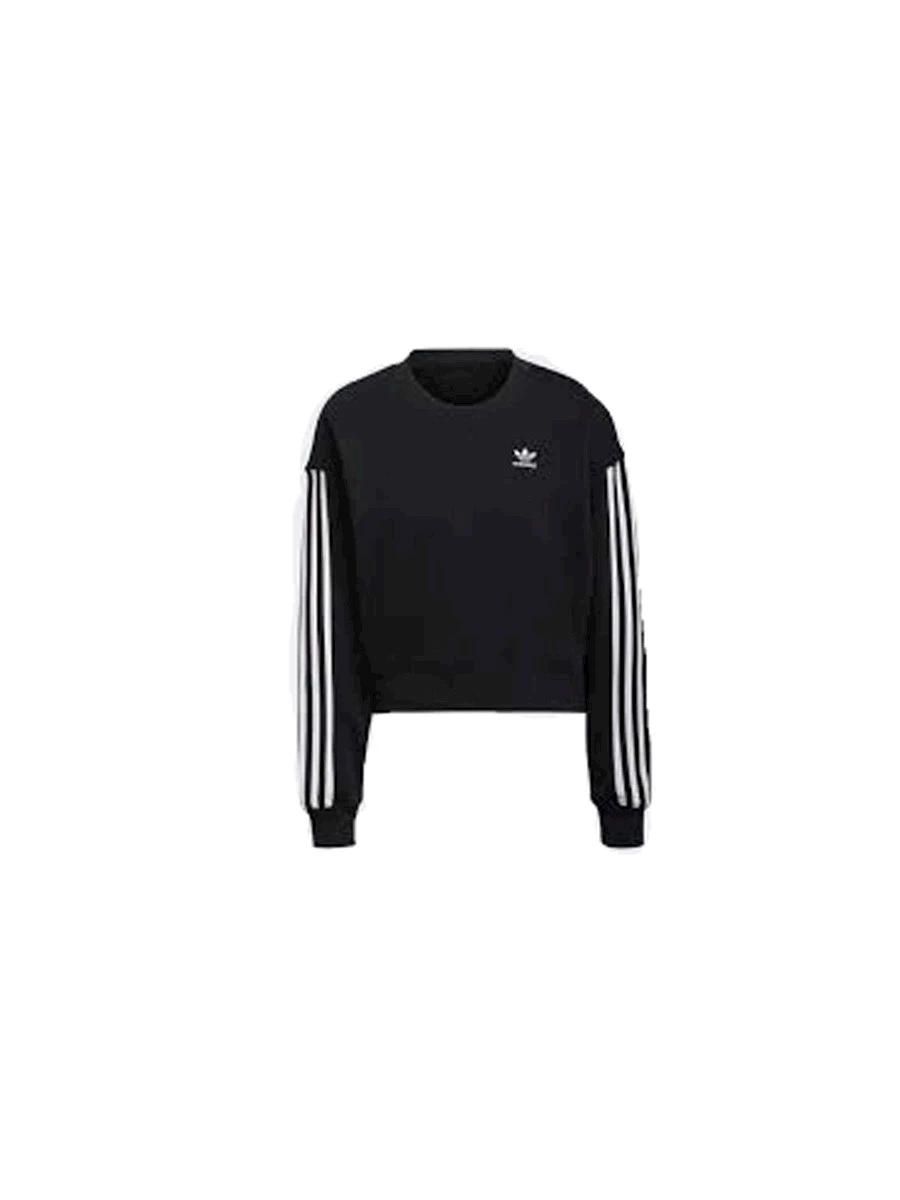 ADIDAS CROPPED SWEATSHIRT FELPA DONNA IN COTONE GARZATO