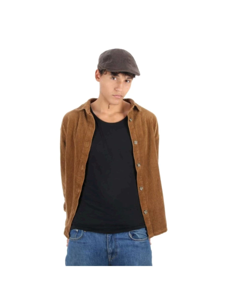 JAIL JAM ERIE FLAT CAP COPPOLA IN VELLUTO TINTA UNITA
