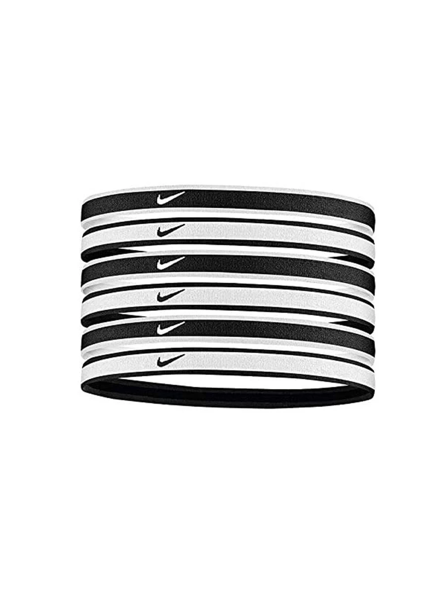 NIKE JACQUARD HAIRBANDS ELASTICI CAPELLI X 6