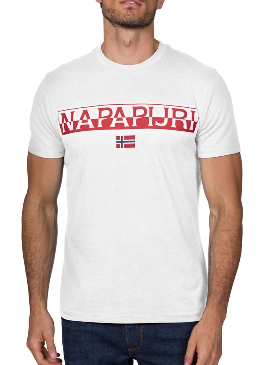 NAPAPIJRI SARAS SOLID T-SHIRT UOMO MANICA CORTA
