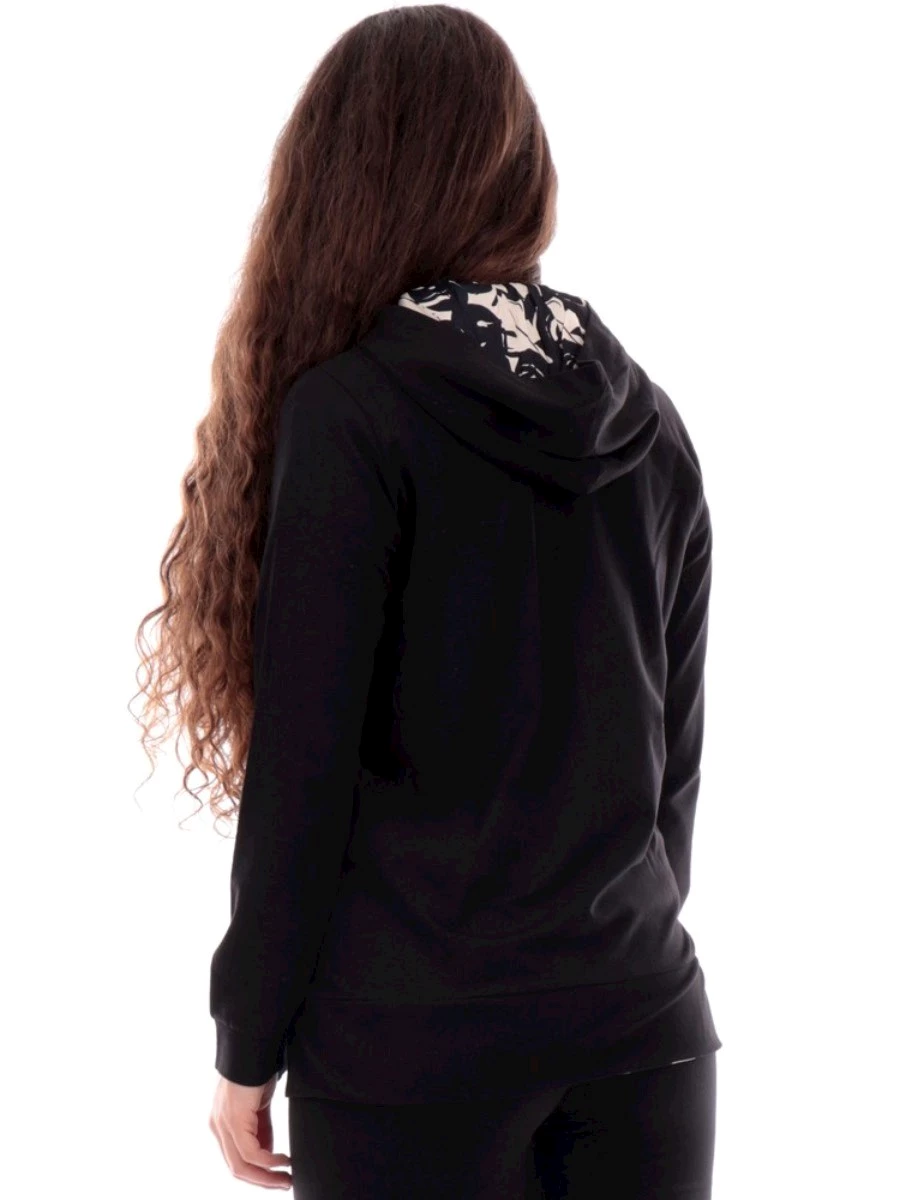 FREDDY FELPA  ZIP CAPPUCCIO DONNA