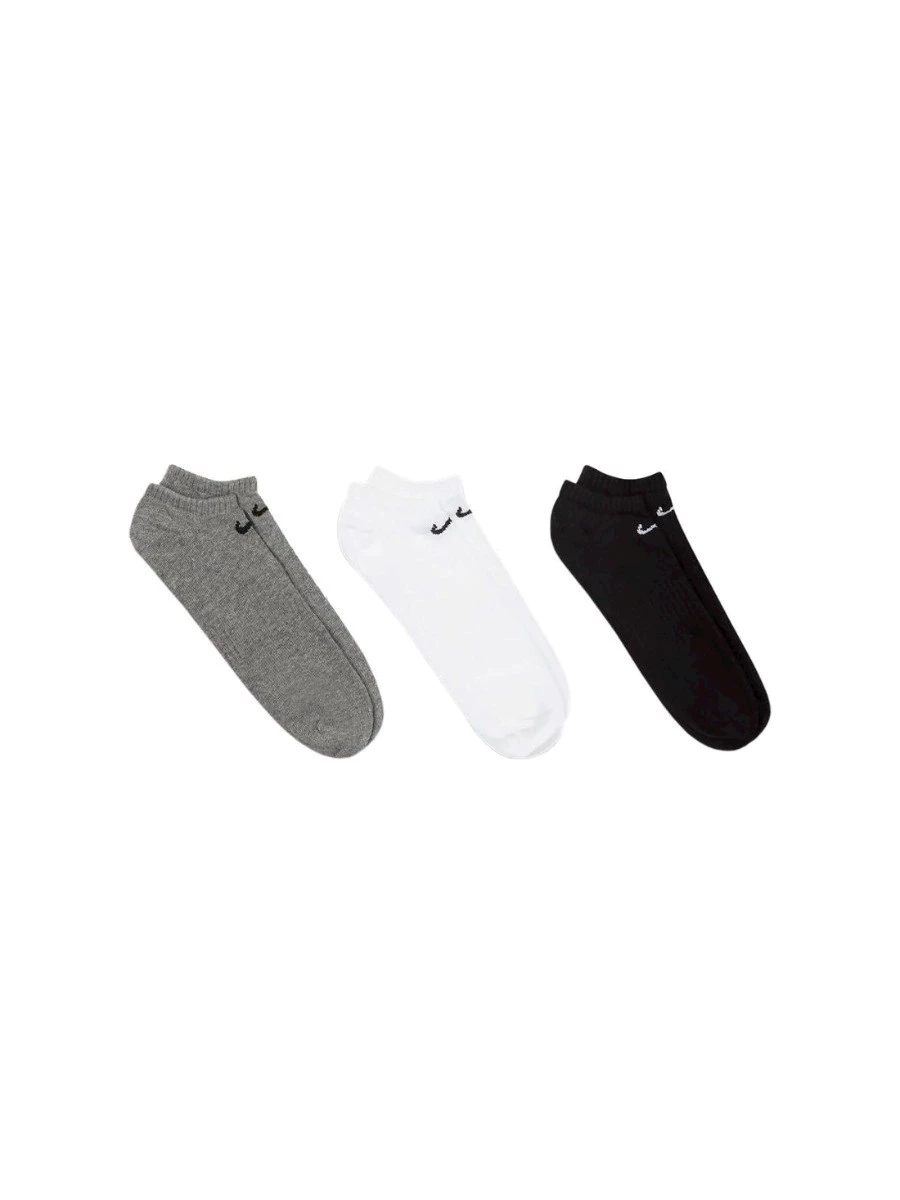 NIKE EVERYDAY COTTON LIGHTWEIGHT NO SHOW TRIS CALZE