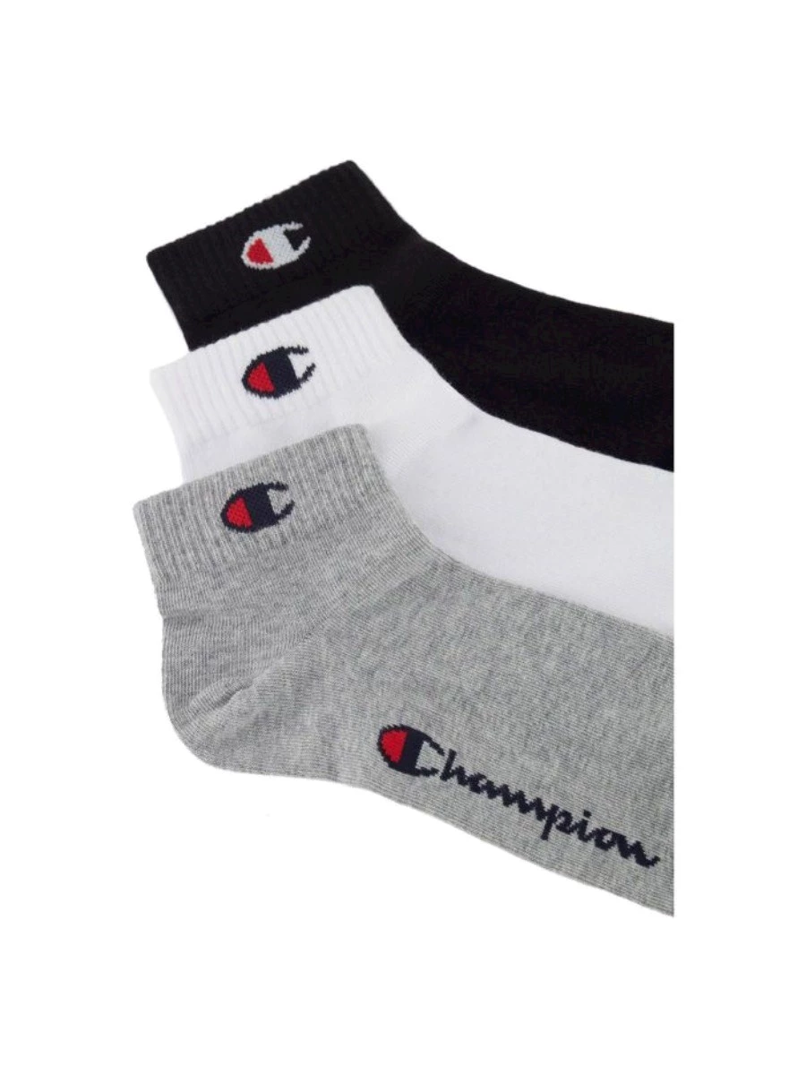 CHAMPION 3PK QUARTER SOCKS CALZE