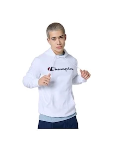 CHAMPION HOODED SWEATSHIRT FELPA UOMO CAPPUCCIO GARZATA