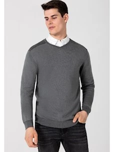 TIMEZONE KNIT V LONGSLEEVE   UOMO INVERNALE