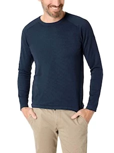 Timezone Cotton Knit Crewneck Maglia Uomo