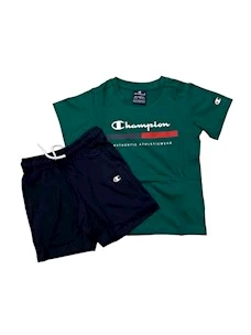 CHAMPION SHORT + T-SHIRT BAMBINO