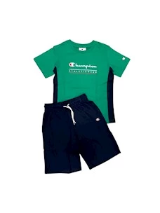 CHAMPION COORDINATO BOYS T-SHIRT+ BERMUDA