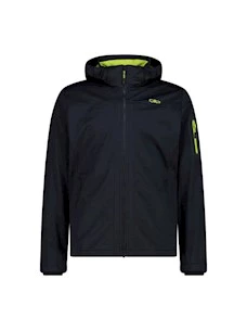 Giacca in Light Softshell con cappuccio staccabile da uomo