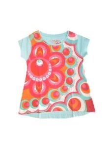 LOSAN T-SHIRT LITTLE GIRLS MANICA CORTA CON BORCHIE
