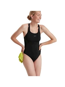 SPEEDO   ECO ENDURANCE  +ESS KNCK AF BLACK  COSTUME DONNA