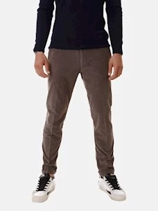 40WEFT PANTALONE UOMO CHINO SLIM IN VELLUTO 2000 RIGHE