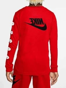 NIKE NSW TEE LS FUTURA T-SHIRT BAMBINO MANICA LUNGA