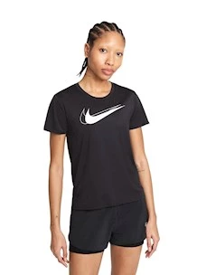 NIKE NK DF SWSH RUN TOP T-SHIRT DONNA MANICA CORTA