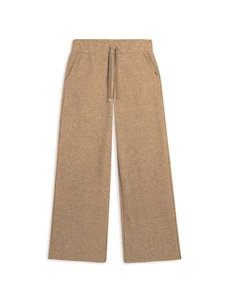 Pantaloni donna wide leg effetto tricot