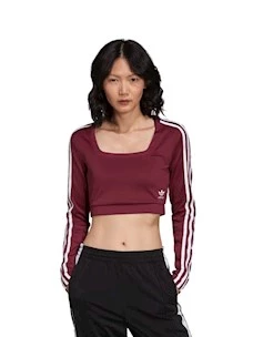 ADIDAS LONG SLEEVE VICCRI T-SHIRT DONNA CROPPED