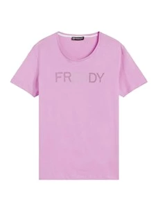 FREDDY T-SHIRT MAZZI SCRITTA CON BORCHIE