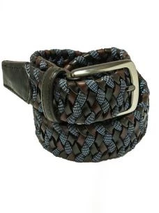 Cintura Intrecciata Elastica Cuoio Rigenerato -Made in Italy