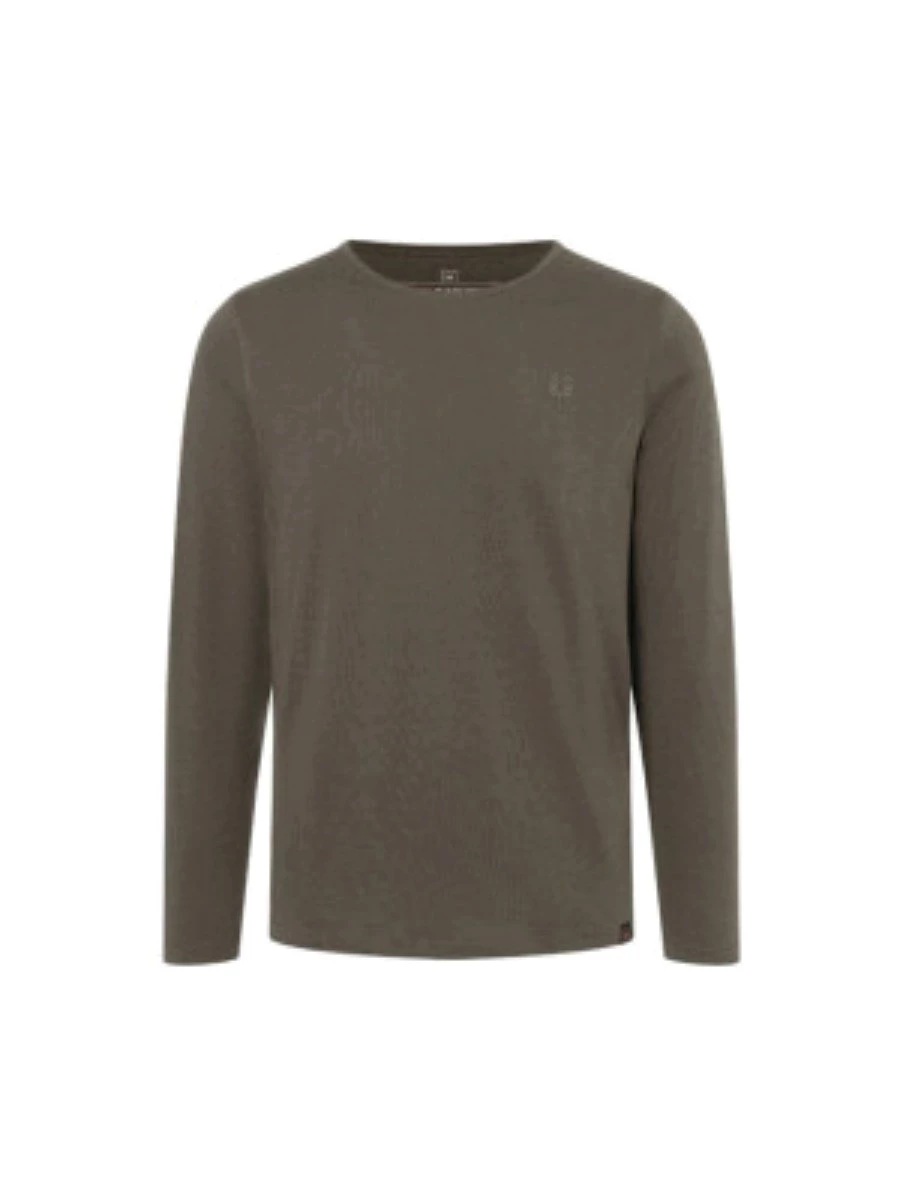 Timezone T-SHIRT basic a maniche lunghe da uomo