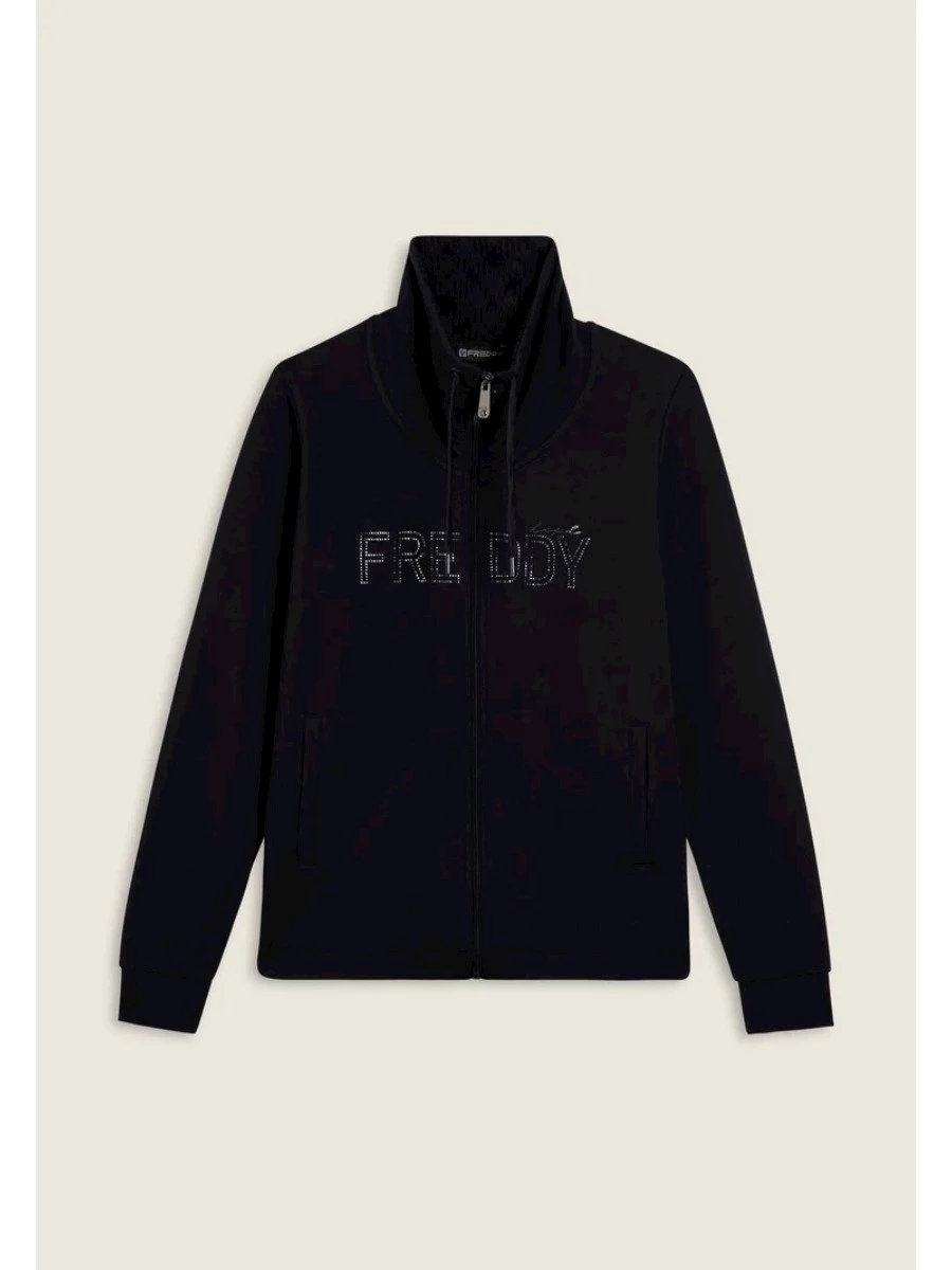 FREDDY FELPA DONNA ZIP LUNGA