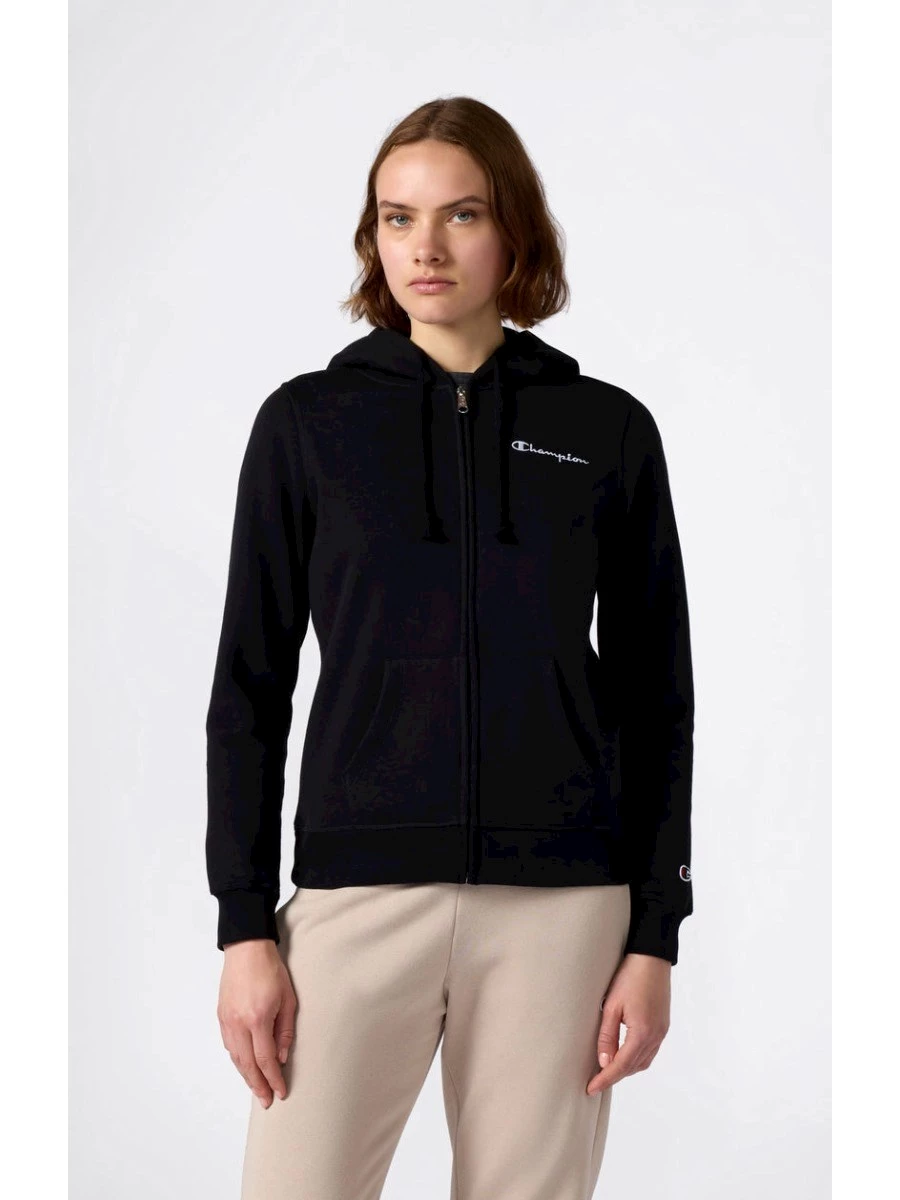CHAMPION Felpa Con Zip Intera Interno Felpato