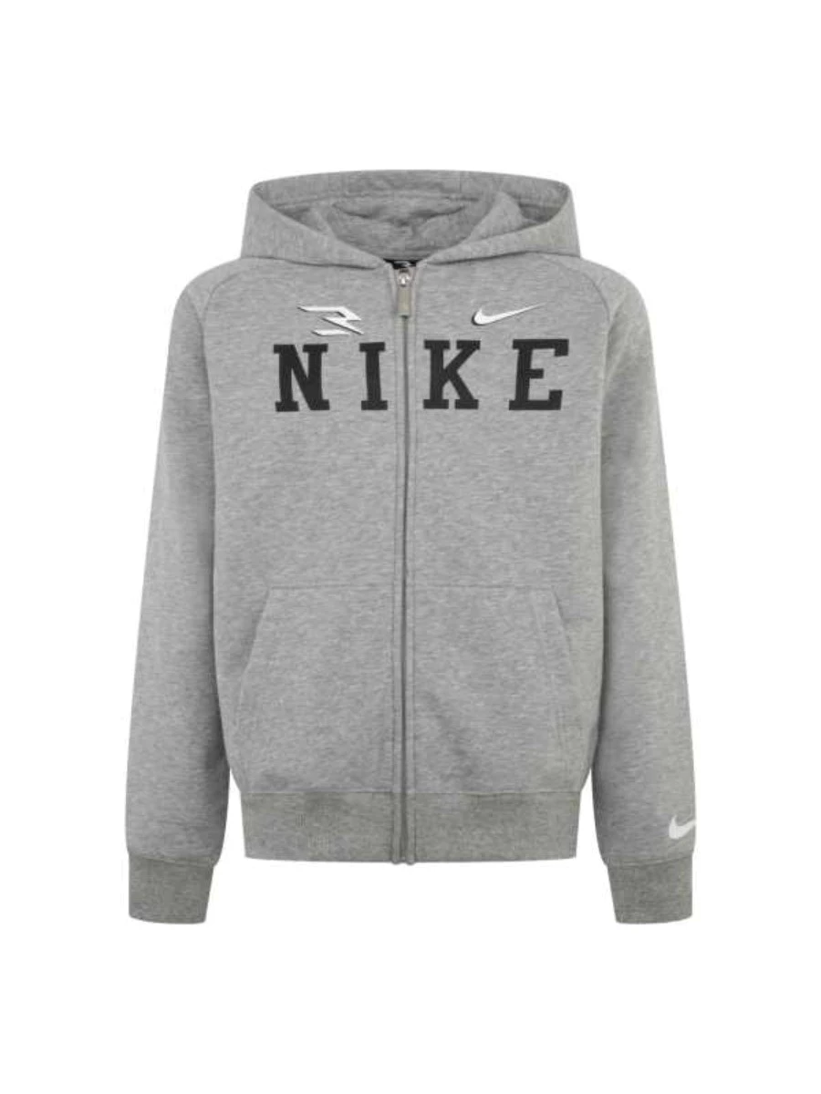 NIKE FELPA JR FULL ZIP CAPPUCCIO