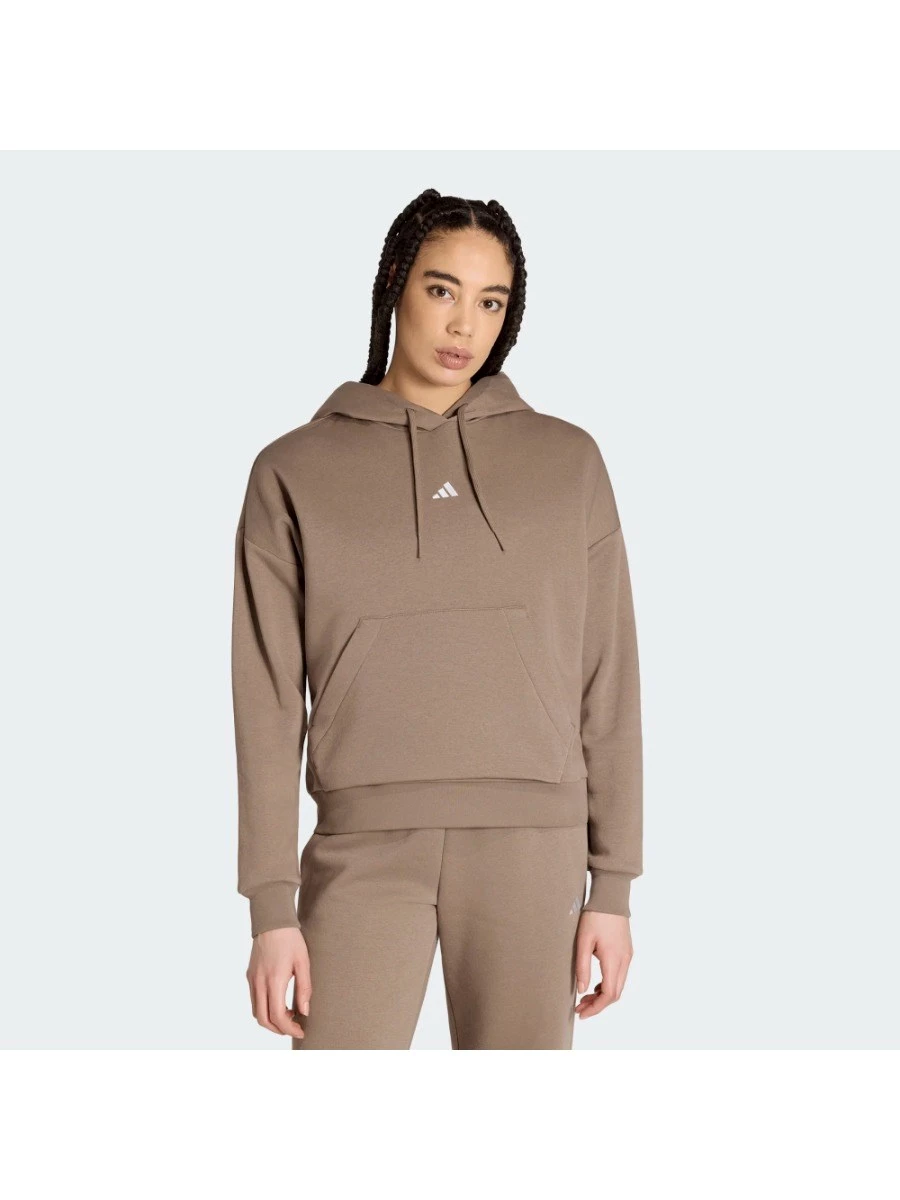 ADIDAS FELPA DONNA ESSENTIALS SMALL LOGO FEEL COZY