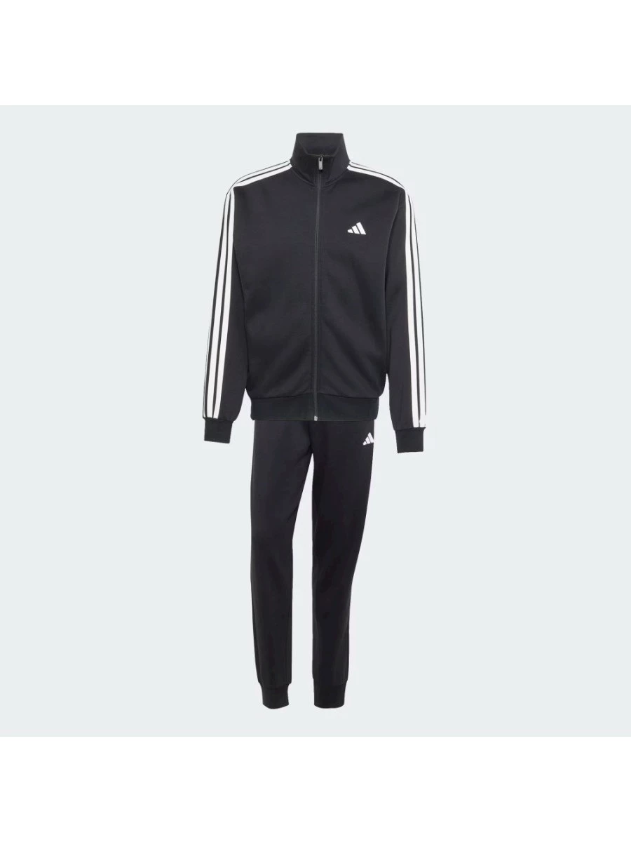 ADIDAS TUTA IN TESSUTO FELPATO CON LE 3 STRISCE UOMO