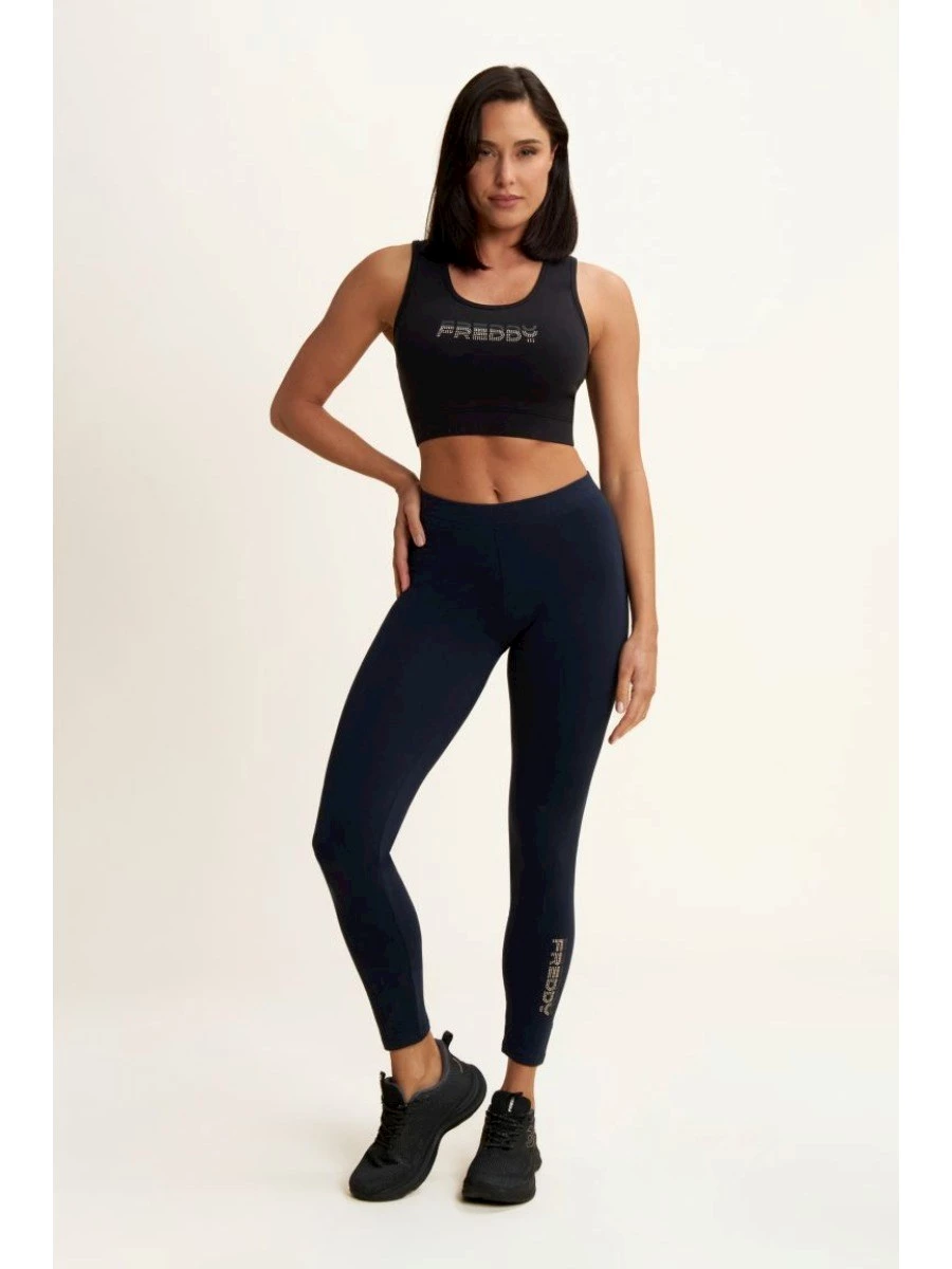 FREDDY Leggings aderenti in Heavy Jersey Stretch con lunghezza 7
