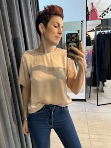 BLUSA TINTA UNITA M/M ARAG-1482
